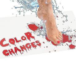 colour changing carpet bath mat foot