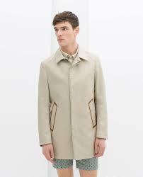 Zara Man Jacket Trench Coat