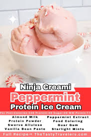 ninja creami peppermint protein ice