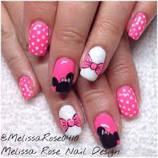 See this Instagram photo by @melissarose0410 • 118 likes | Minnie mouse  nails, Mickey nails, Finger nail art
