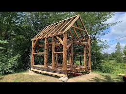 12x16 Timber Frame Cabin In Maine