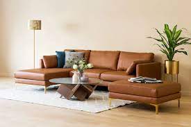 adams chaise sectional sofa leather