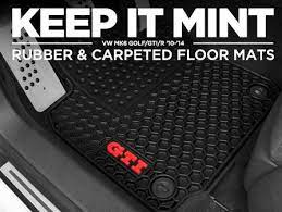 floor mats for your mk6 golf gti