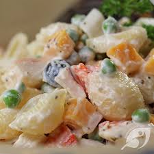 how to make seafood pasta salad with