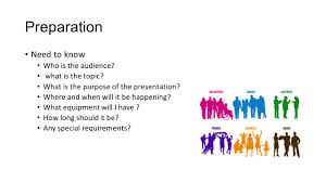 Presentation Skills Preparation Need To Know Who Is The Audience