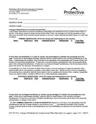If you need to speak to protective life insurance customer service directly, here is their contact information. Protective Life Insurance Change Of Beneficiary Form Fill Out And Sign Printable Pdf Template Signnow