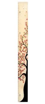 Tree Of Life Wooden Ruler Growth Chart Kids Height Chart