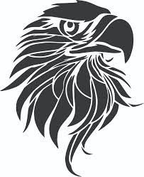 eagle head stencil a4 mylar crafts