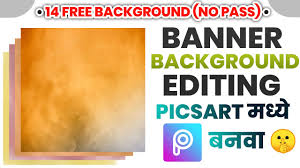 picsart hd banner background editing