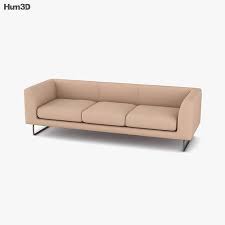 cappellini elan three seat sofa 3d