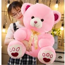 teddy bear pink 32 inch konga