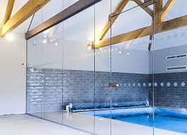 Glass Partitions For Swimming Pool And