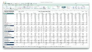 Template Numbers Template For Mac Business Plan Financial Model