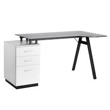 The top countries of suppliers are china, pakistan, and taiwan. Temple Webster Black White Gabe Glass Top Desk With Storage Reviews