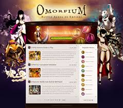 Omorfium Gaming Mmorpg Or Mmo Website With Original