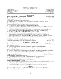 Sample Resume For Market Research Analyst Free Resume