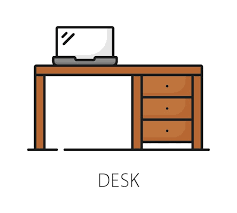 Premium Vector Desk Furniture Icon