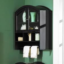 Add style and elegance to your bathroom with our selection of black vanity units and bathroom storage cabinets; Arch Top Wall Mount Over Toilet Cabinet Black Bathroom Wall Cabinets Wall Cabinet Bathroom Furniture Modern