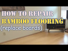 how to repair bamboo flooring you
