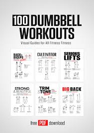 100 dumbbell workouts paperback by darebee
