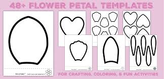 40 flower petal templates world of