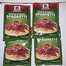 mccormick thick zesty spaghetti sauce
