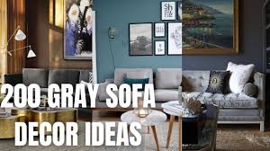 gray sofa decor ideas for living room