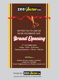 invitation cards for grand opening free