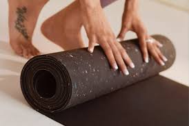 recycled rubber yoga mat