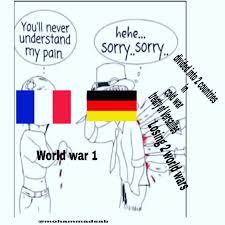 Rivalité entre l'allemagne et la france en football; If France And Germany Were Humans Memes