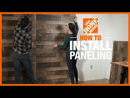 How To Install Paneling The Home Depot