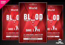 blood donor day flyer social a post