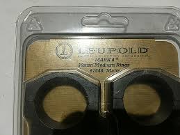 Leupold Mark 4 Steel 30mm Medium Scope Rings 61049
