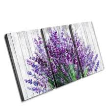 Decor Lavender Flowers Wall Art