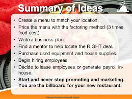 How to open Your Own Restaurant  How to Start Your own Restaurant     SlidePlayer Business plan help for veterans