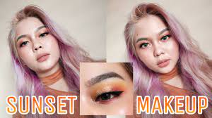 easy sunset eye makeup tutorial feat