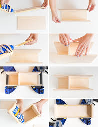 how to make a wooden desk organizer diy