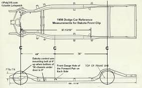1956 dodge dakota front suspension clip