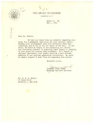 letter from united states library of