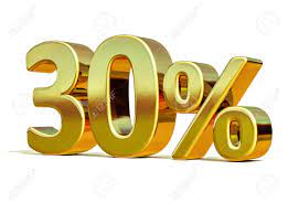 Save money online with 30% off deals, sales, and discounts february 2021. 3d Render Gold 30 Percent Off Discount Sign Sale Banner Template Stock Photo Picture And Royalty Free Image Image 71468102