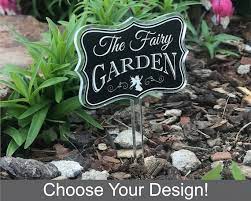 fairy garden decor fairy garden sign