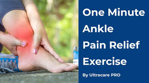 one minute ankle pain relief excercise