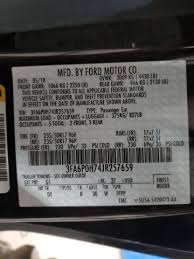 Ford Fusion Se On Copart