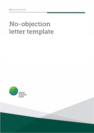 no objection letter template green