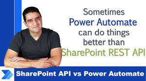 sharepoint rest api vs power automate