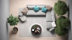 Top View Of Living Room Furniture