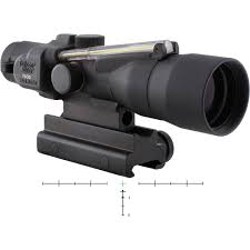 Trijicon 3x30 Acog Dual Illuminated Riflescope Black Green Crosshair
