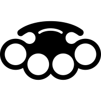 Images in the form of silhouettes and doodle style. Brass Knuckle Icons Download Free Vector Icons Noun Project