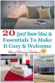 20 Guest Room Ideas Essentials To