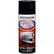 Gloss Black Spray Paint For Plastic